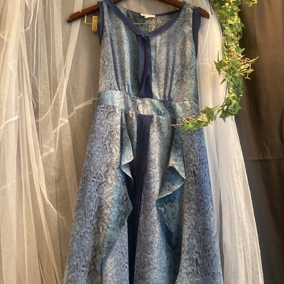 Mystree Boho Layered Maxi Silky Dress​ - Picture 4 of 10